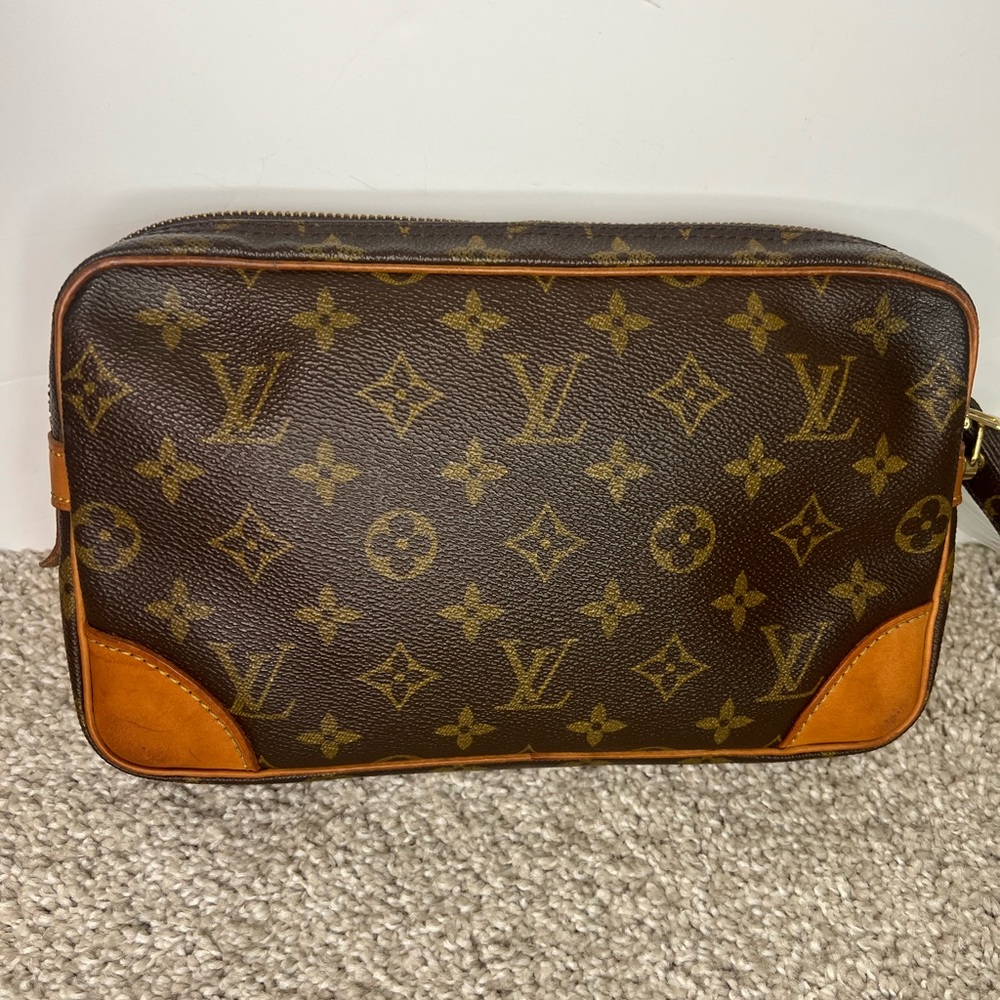 Louis Vuitton Dragonne Monogram Canvas Wristlet Clutch Vintage - Picture 8 of 16